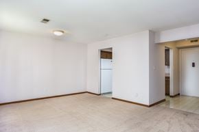 Delaware apartment for rent - A spacious room with a white ceiling and a beige carpet.
