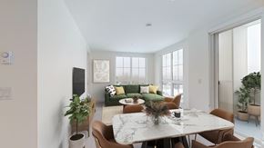 Langley apartment for rent - A dining room with a table surrounded by chairs.
