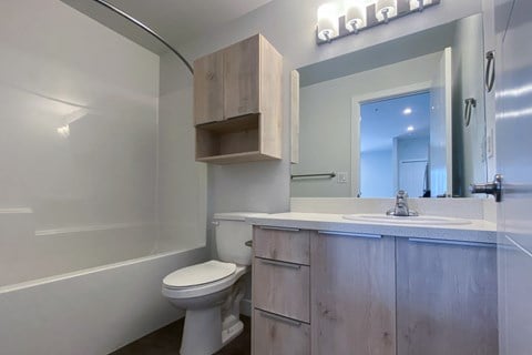 Floor plan for 3 beds, 2 baths, 1035 sqft