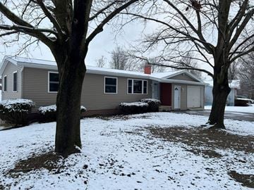 Penn Yan house for rent - our house in the snow