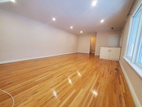 Belleville apartment for rent - a living room with a hard wood floor and a window