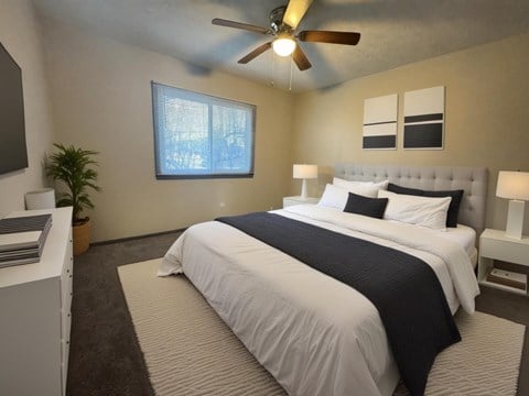 Floor plan for 2 beds, 1 bath, 800 sqft
