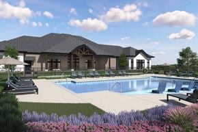 Atlanta apartment for rent - A large house with a pool in the backyard.
