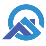Edmonton house for rent - a blue q logo on a black background