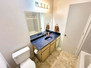 Killeen house for rent - a bathroom with a sink and a toilet