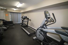 Edmonton house for rent - the gym in our apartments is equipped with a treadmill and weights