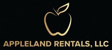 Greenville apartment for rent - An Apple logo with the text "Appleland Rentals, LLC" below it.