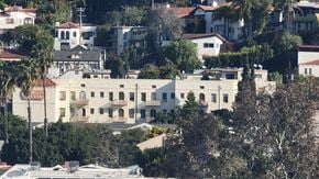Los Angeles apartment for rent - a view of a city with houses and trees