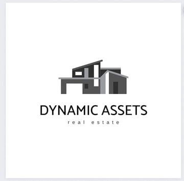 Frontenac house for rent - A logo for Dynamic Assets Real Estate features a stylized black house.