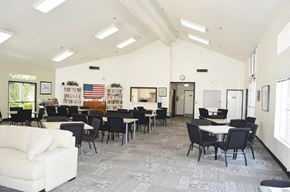 Glendora apartment for rent - a dining room with tables and chairs and a couch