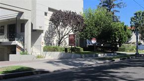 Pasadena apartment for rent - a stop sign in front of an apartment building