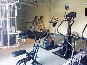 Burbank apartment for rent - a gym with some exercise equipment in it