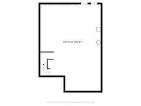 Tinley Park house for rent - a schematic diagram of the floor plan of a bedroom with a closet