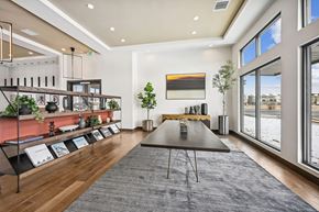 Denver apartment for rent - resident lounge with wifi and workspace