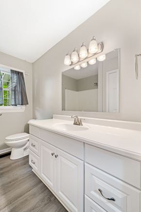 Richlands house for rent - a white bathroom with a sink and a toilet