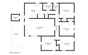 Dallas house for rent - 2911 Millmar Dr