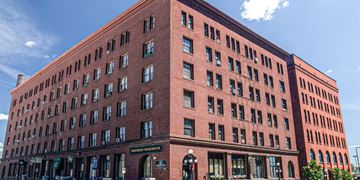 St. Paul apartment for rent - a large brick building on a city street