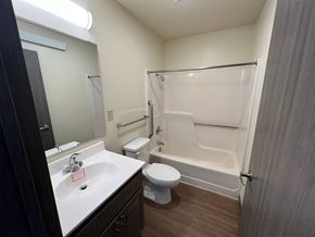 St. Martin apartment for rent - a bathroom with a sink toilet and shower