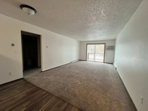 Grand Forks apartment for rent - the living room and dining room of an empty apartment