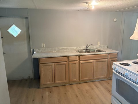 Floor plan for 2 beds, 1 bath