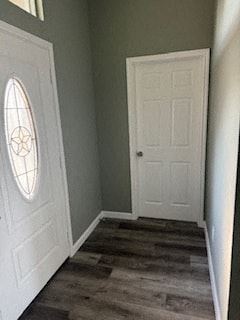 Prairie View apartment for rent - A hallway with a white door and a window.