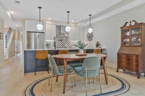 Washington house for rent - a dining room with a table and chairs