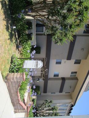 Sherman Oaks apartment for rent - A building with a sign that says "N151" on it.