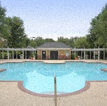 Hickory apartment for rent - a large swimming pool with a fence around it