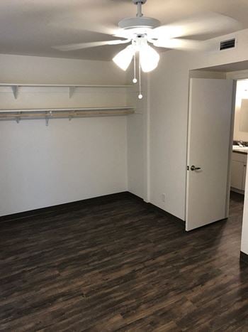 Ample closet space