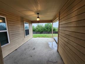 Killeen house for rent - a covered porch with a view of the grass