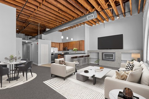 Floor plan for 1 bed, 1 bath