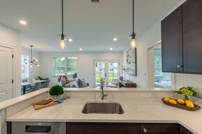 Norwell apartment for rent - a kitchen with a sink and a counter top