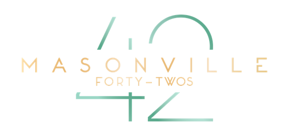 London apartment for rent - the logo for masonville forty two with a cross
