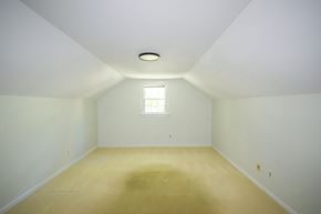 Midlothian house for rent - an empty room with a window and white walls