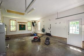 Midlothian house for rent - an empty room with bags on the floor and a door
