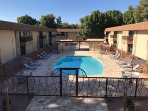 Scottsdale apartment for rent - a view of the pool at the resort at reunion
