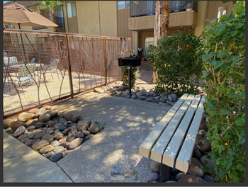 Four bbq grills throughout property