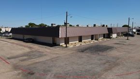 Garland apartment for rent - the front of the building from the parking lot