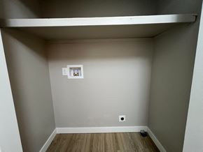 Fort Collins apartment for rent - a room with a white wall and a hole in the floor