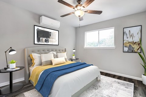 Floor plan for 2 beds, 1 bath