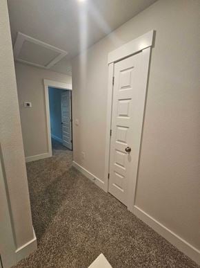 Pensacola house for rent - a small hallway with a closet and a door to a bedroom