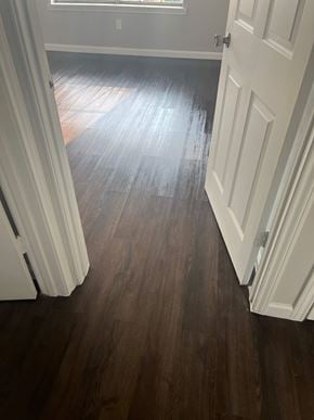 Lake Charles apartment for rent - a living room with wooden floors and white doors