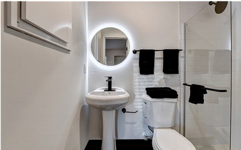 Floor plan for studio, 1 bath