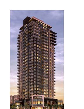 Calgary apartment for rent - A tall building with a lot of windows is shown.