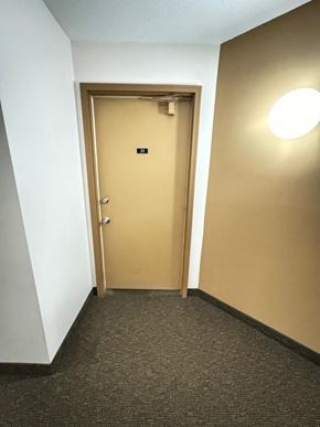 Little Canada house for rent - a door to a room with a white door
