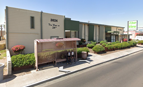 Phoenix apartment for rent - a group of people standing outside of a building