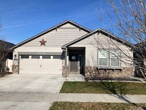 Boise house for rent - a white house with a star on the side of it