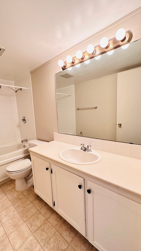 Floor plan for 1 bed, 1 bath, 525 sqft