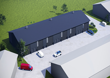 Fargo apartment for rent - an illustration of a building with cars parked outside