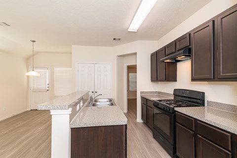 Floor plan for 3 beds, 2 baths, 1307 sqft